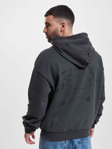 Modern Rocawear men's hoodie, hooded, oversized, 460 g/m², cotton, anthracite