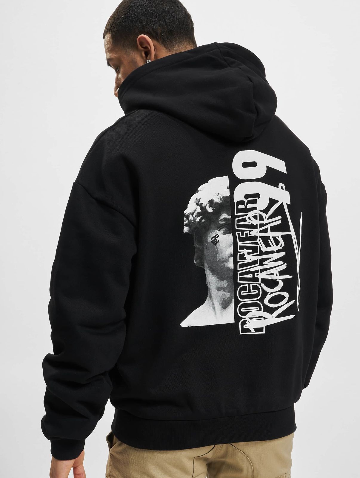 Rocawear Herren Hoodie mit Baumwolle Schwarz
