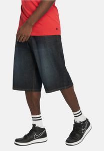 sommerliche Rocawear Herren Shorts Reißverschluss mit Baumwolle Blau
