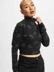 modernes Rocawear Damen Sweatshirt Stretch mit Baumwolle Schwarz