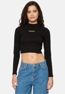 T-shirt sportiva da donna Rocawear elasticizzata in cotone, nera