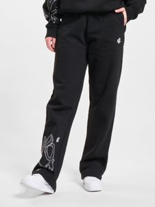Pantalones modernos de mujer Rocawear de algodón, color negro.