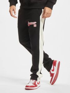 Pantalones vaqueros Rocawear para hombre, cómodos, con cordón ajustable y bolsillos, de algodón, color negro.