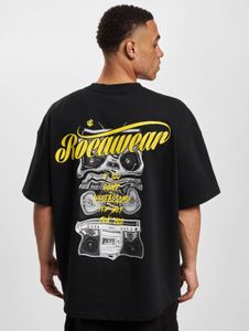 bequemes Rocawear Herren T-Shirt Oversize mit Baumwolle Schwarz