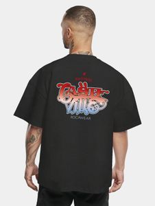 T-shirt oversize confortable pour homme Rocawear, 300 g/m², coton, noir