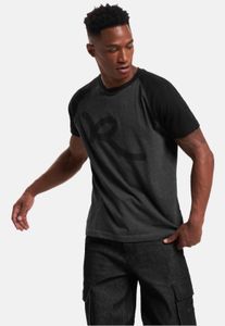 sportliches Rocawear Herren T-Shirt mit Baumwolle Grau/Schwarz