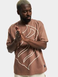 T-shirt homme Rocawear marron, style sportif, 190 g/m²