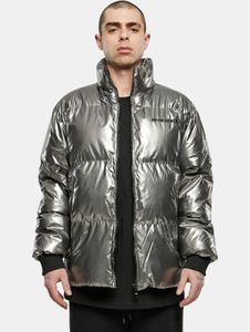 schlichte 9N1M SENSE Herren Jacke Silber