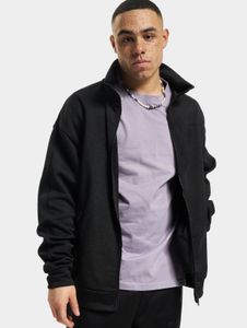 Pantalon homme 9N1M SENSE confortable, avec fermetures éclair et poches, 400 g/m², noir