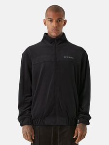 stylische 9N1M SENSE Herren Jacke Stretch Reißverschluss Taschen Schwarz