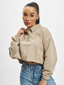 vielseitiges Sixth June Damen Polo-Shirt Beige
