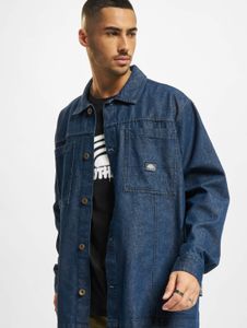 Polo homme Southpole confortable avec poches, coupe oversize, en coton, bleu