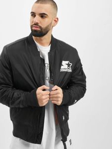 stylische Starter Herren Jacke Taschen 180 g/m² Schwarz