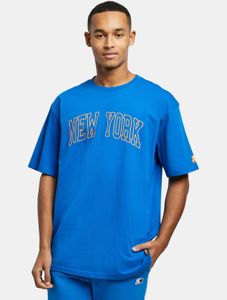 bequemes Starter Herren T-Shirt Kapuze Fleece 240 g/m² mit Baumwolle Blau