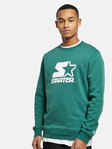Soft STARTER men's fleece sweatshirt, 300 g/m², with cotton, green