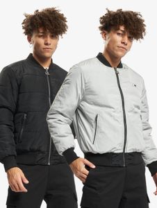 moderne Starter Herren Jacke Reißverschluss Taschen 190 g/m² Grau