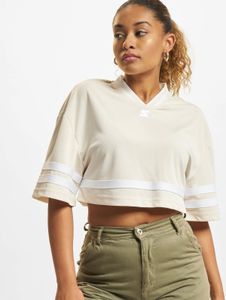 lässiges Starter Damen T-Shirt Oversize Mesh 180 g/m² Creme/Weiß