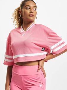 bequemes Starter Damen T-Shirt Oversize Mesh 180 g/m² Pink