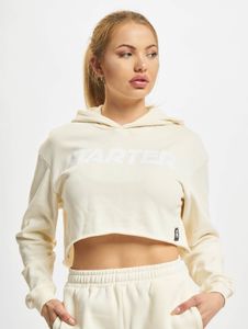 weicher Starter Damen Hoodie große Kapuze Kapuze 300 g/m² mit Baumwolle Creme