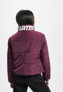 lässige STARTER Damen Jacke Reißverschluss Taschen 139 g/m² Violett