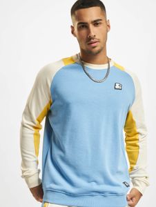weiches Starter Herren Sweatshirt Rippbündchen 300 g/m² mit Baumwolle Blau