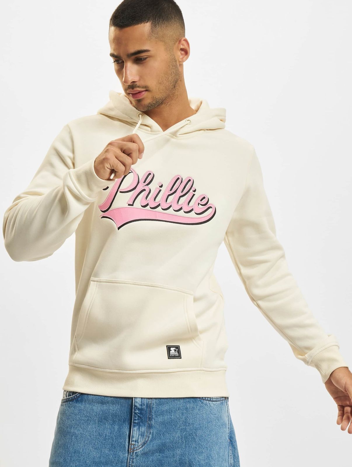 STARTER Herren Hoodie mit großer Kapuze und Kordelzug
