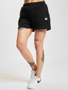 moderne Starter Damen Hose Kordelzug Taschen 300 g/m² mit Baumwolle Schwarz