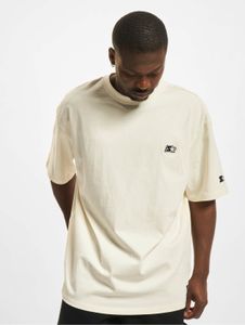 T-shirt homme oversize Sporty Starter 240 g/m² en coton crème
