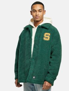 funktionale STARTER Herren Jacke Taschen Oversize 570 g/m² Grün