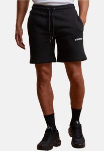 Comfortable STARTER men's shorts 330 g/m² with cotton, black