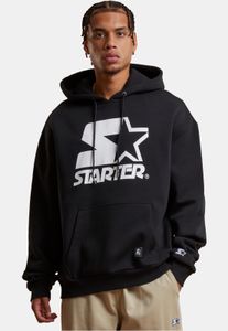 lässiger STARTER Herren Hoodie 330 g/m² mit Baumwolle Schwarz
