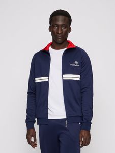schlichte Sergio Tacchini Herren Jacke Reißverschluss Blau