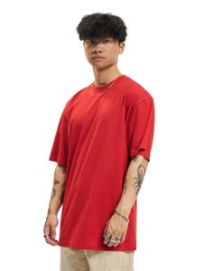Camiseta deportiva para hombre URBAN CLASSICS, oversize, 180 g/m², algodón, roja.