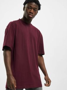 bequemes URBAN CLASSICS Herren T-Shirt Oversize 180 g/m² mit Baumwolle Bordeaux-Rot