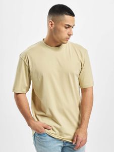 lässiges URBAN CLASSICS Herren T-Shirt Oversize 180 g/m² mit Baumwolle Beige