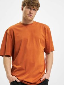 sportliches Urban Classics Herren T-Shirt Oversize 180 g/m² mit Baumwolle Rost-Braun