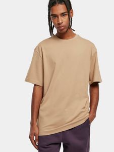 bequemes URBAN CLASSICS Herren T-Shirt Oversize 180 g/m² mit Baumwolle Beige