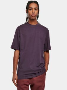 lässiges URBAN CLASSICS Herren T-Shirt Oversize 180 g/m² mit Baumwolle Violett