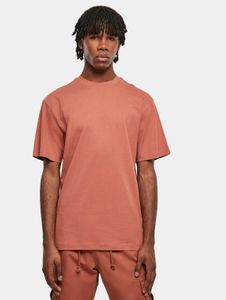 sportliches Urban Classics Herren T-Shirt Oversize 180 g/m² mit Baumwolle Terracotta-Orange