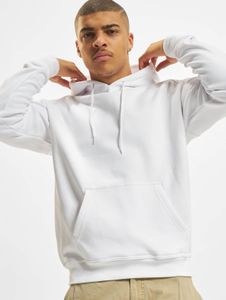 moderner URBAN CLASSICS Herren Hoodie Kordelzug Rippstrick 380 g/m² mit Baumwolle Weiß