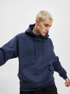 lässiger URBAN CLASSICS Herren Hoodie Kordelzug Rippstrick 380 g/m² mit Baumwolle Navy