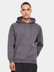 bequemer Urban Classics Herren Hoodie Rippbündchen Kapuze 380 g/m² mit Baumwolle Grau