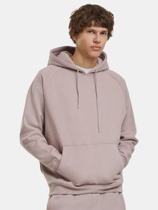 Sweat à capuche homme Casual Urban Classics, poignets et capuche côtelés, coton 380 g/m², rose antique