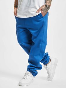 moderne URBAN CLASSICS Herren Hose Kordelzug Taschen 380 g/m² mit Baumwolle Blau