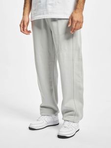 moderne URBAN CLASSICS Herren Hose Taschen Rippbündchen 380 g/m² mit Baumwolle Grau