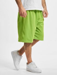 sommerliche Urban Classics Herren Shorts Mesh 130 g/m² Lime-Grün
