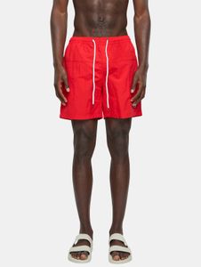 leichte Urban Classics Herren Shorts Kordelzug Reißverschluss 120 g/m² Rot