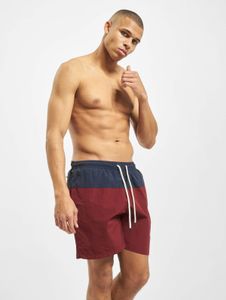 Pantalon homme confortable URBAN CLASSICS avec cordon de serrage et fermeture éclair, 120 g/m², rouge/bleu
