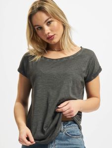 bequemes Urban Classics Damen T-Shirt 140 g/m² mit Baumwolle Anthrazit