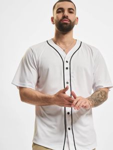 lässiges Urban Classics Herren Polo-Shirt Mesh 170 g/m² Weiß/Schwarz